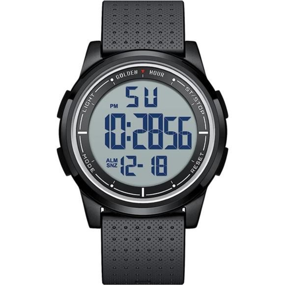 Ultra-Thin Minimalist Sports Waterproof Digital Watches Men with Wide-Angle - Picture 1 of 6